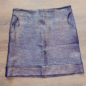 Silver Diane Von Furstenberg skirt